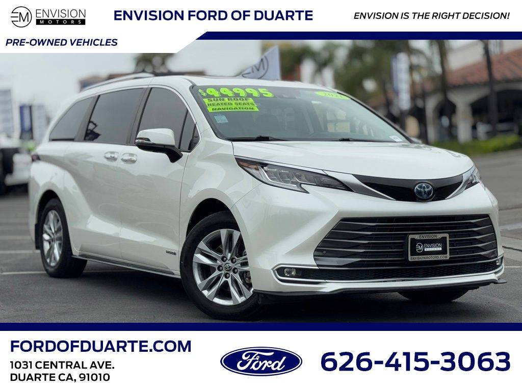 2021 Toyota Sienna Limited — Minivan — 59,617 mi — Duarte, CA