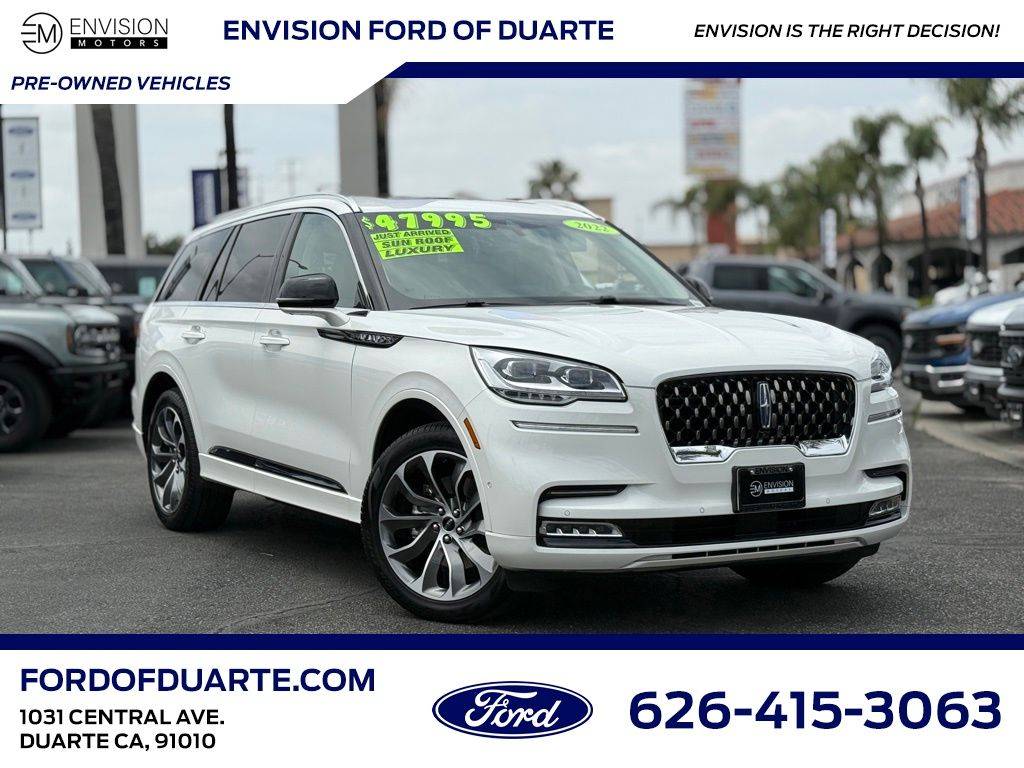 2022 Lincoln Aviator Grand Touring — SUV — 40,657 mi — Duarte, CA