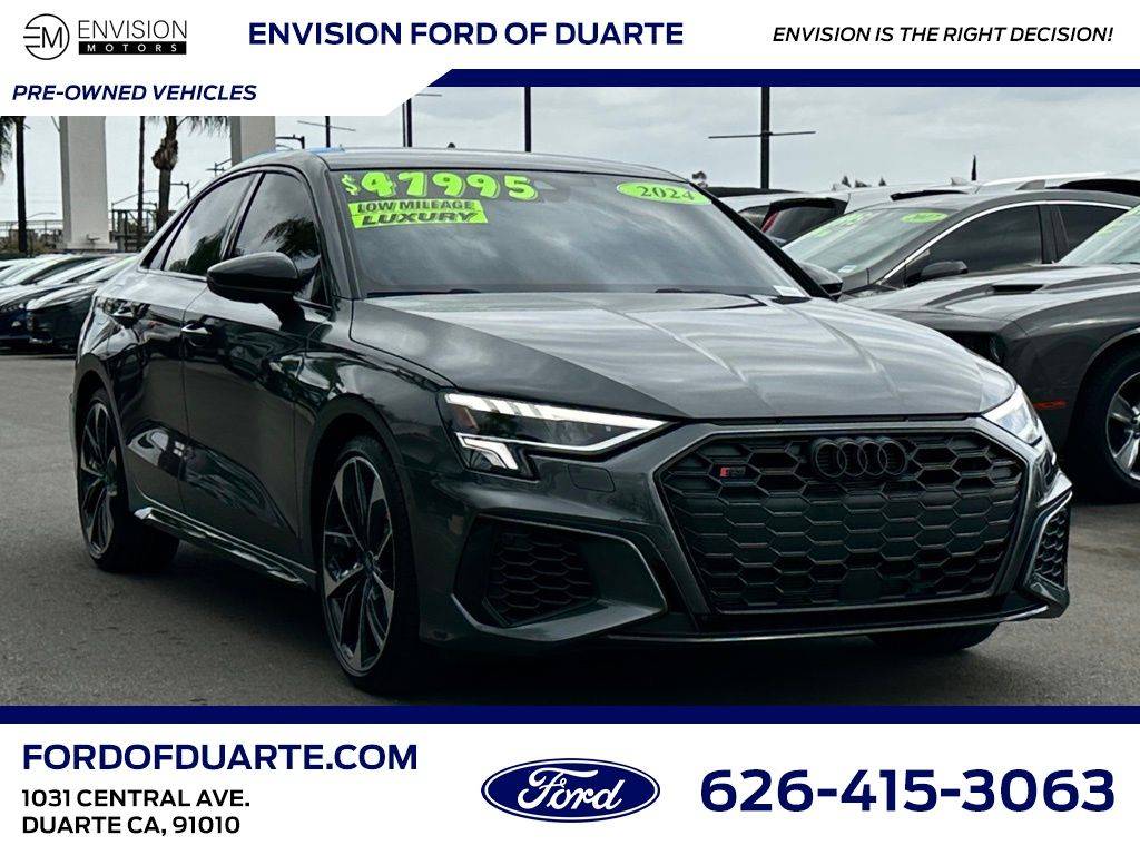 2024 Audi S3 Premium Plus — Sedan — 7,989 mi — Duarte, CA