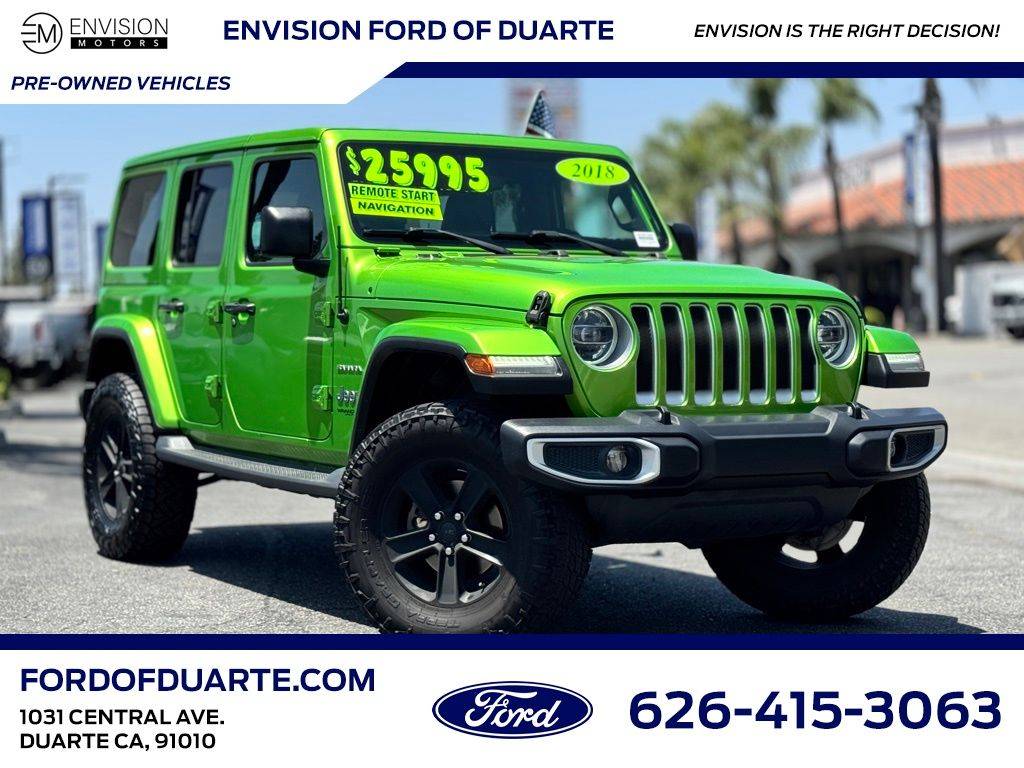 2018 Jeep Wrangler Sahara — SUV — 71,512 mi — Duarte, CA