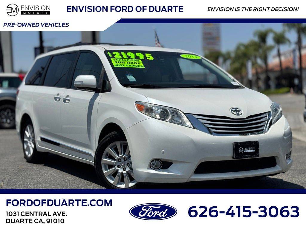 2014 Toyota Sienna Limited — Minivan — 83,286 mi — Duarte, CA