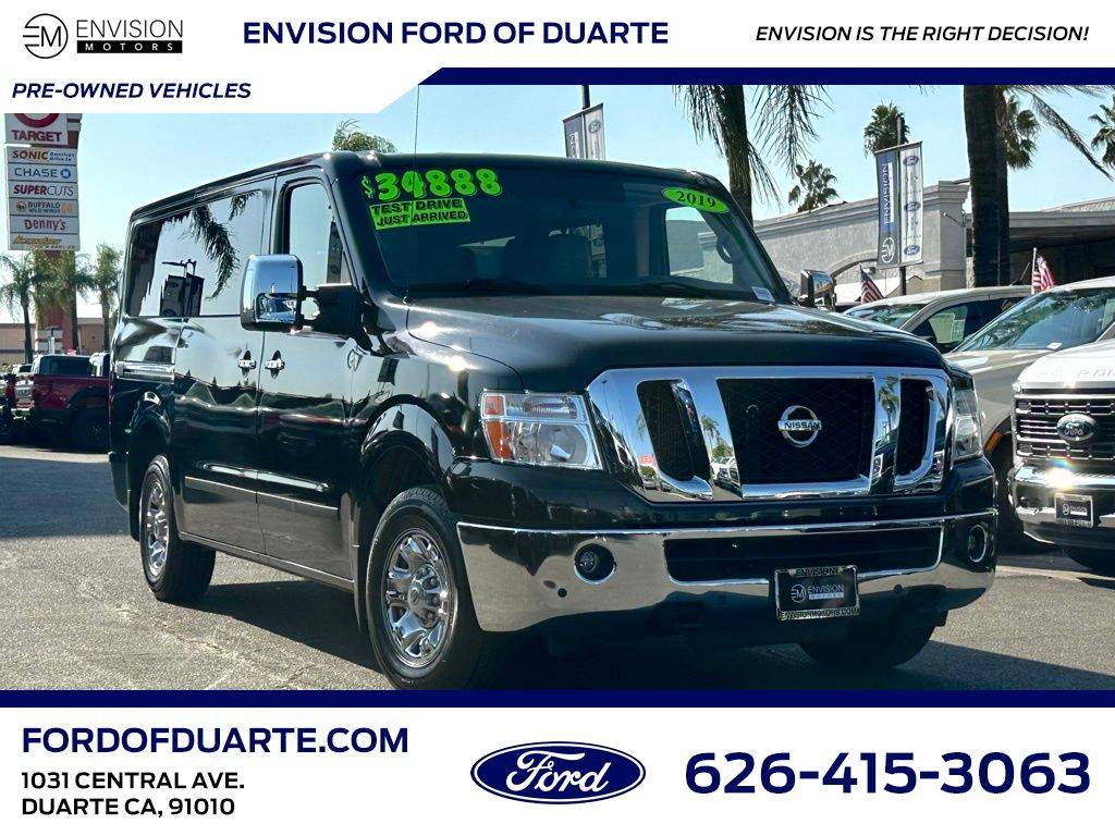2019 Nissan NV Passenger NV3500 HD SL — Passenger Van — 67,620 mi — Duarte, CA
