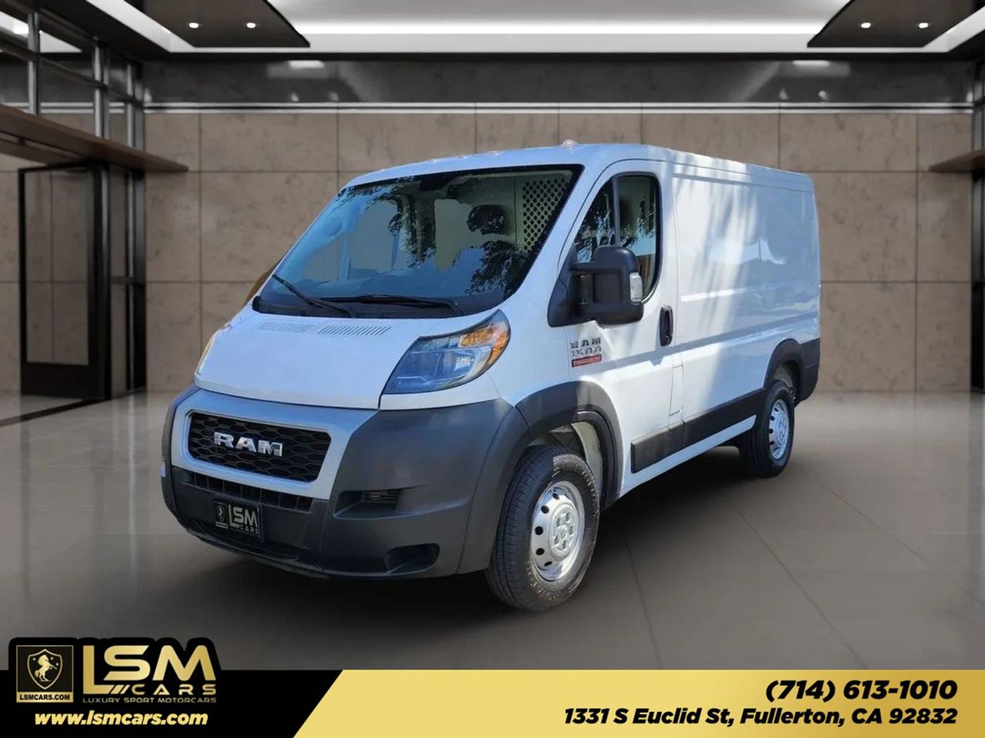 2021 Ram ProMaster Cargo Van 1500 — Cargo Van — 60,916 mi — Fullerton, CA