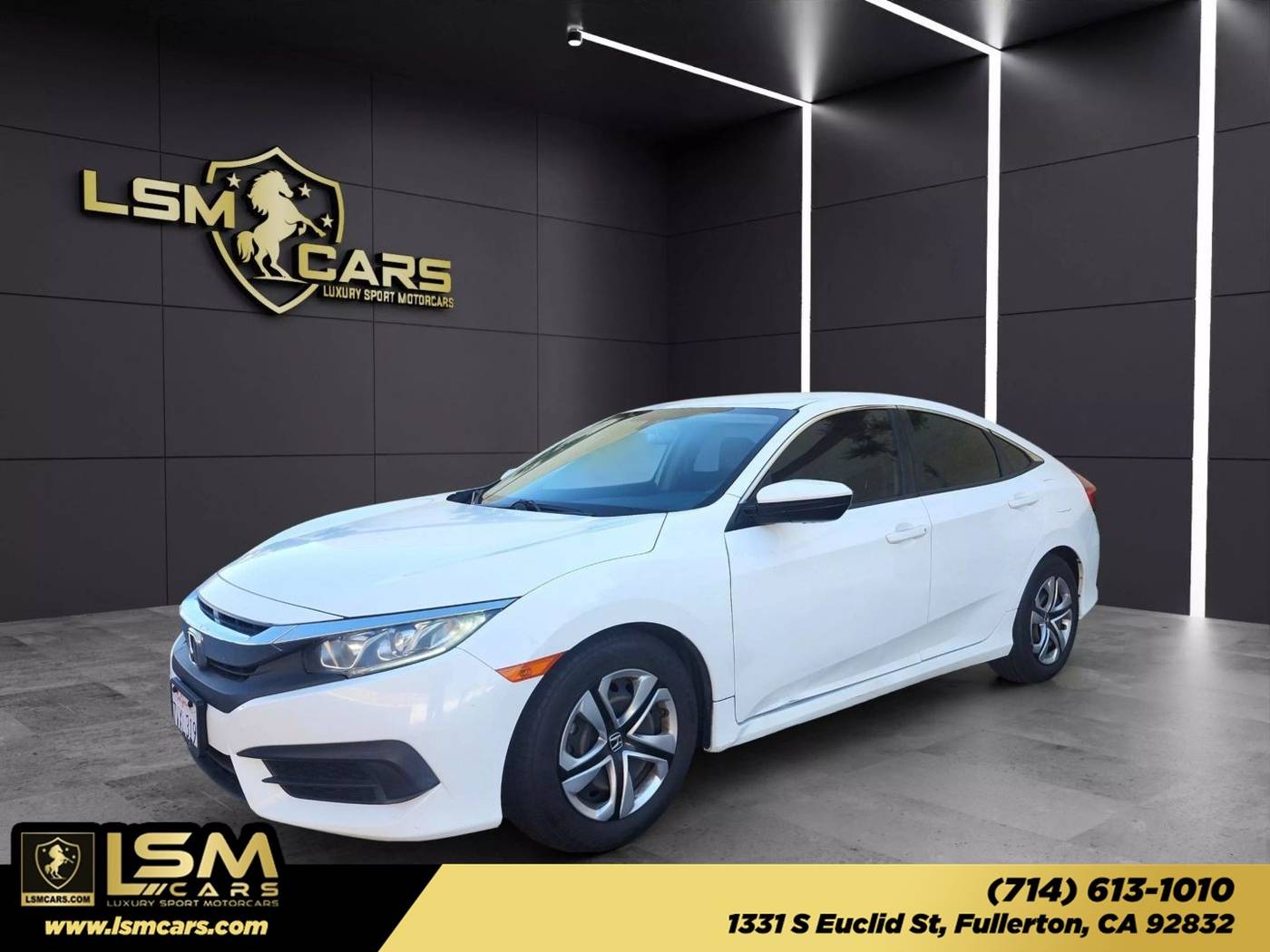 2016 Honda Civic LX — Sedan — 117,476 mi — Fullerton, CA