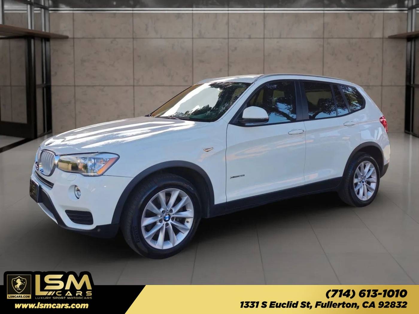 2015 BMW X3 28i — SUV — 90,104 mi — Fullerton, CA