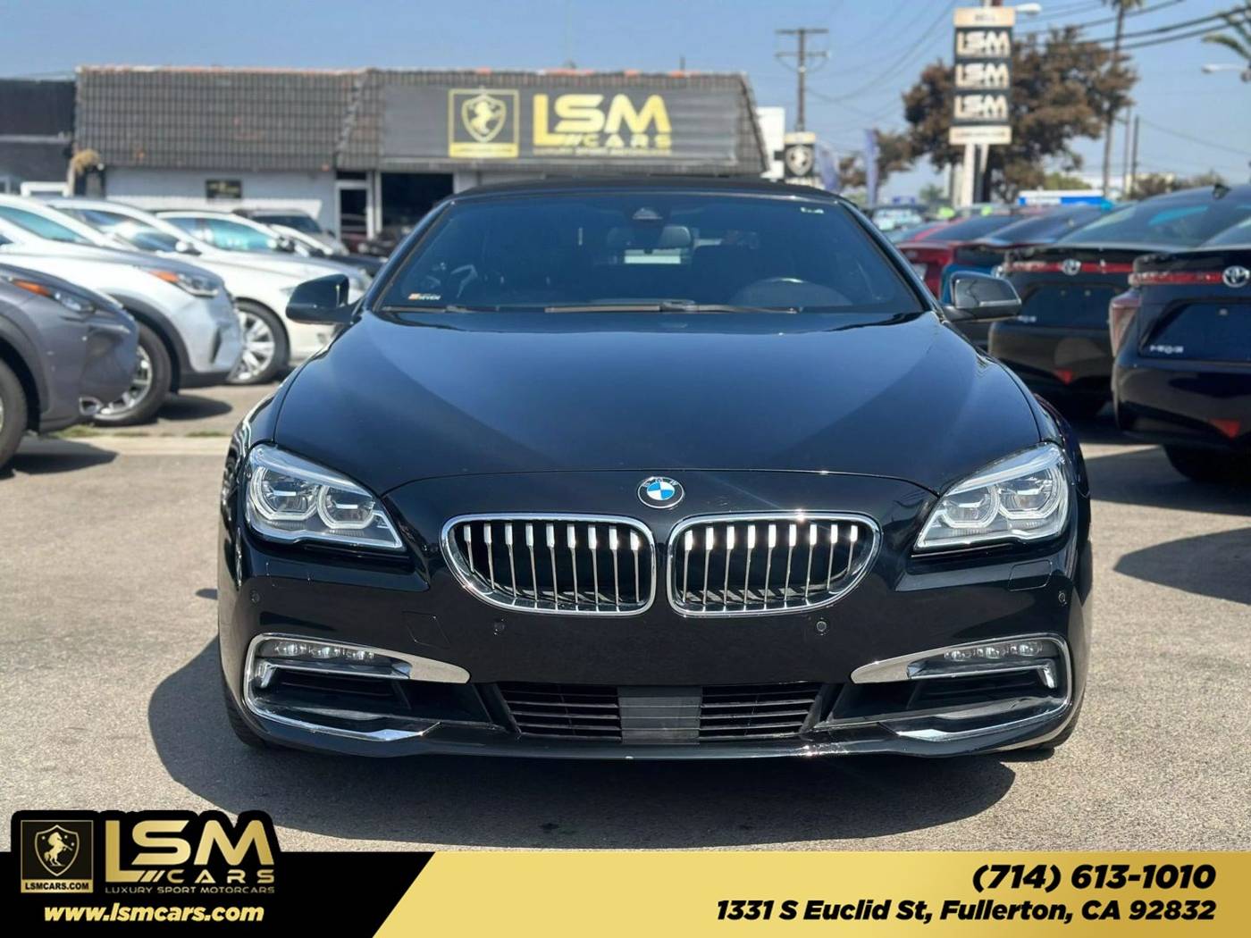 2017 BMW 6 Series 640i — Convertible — 65,822 mi — Fullerton, CA