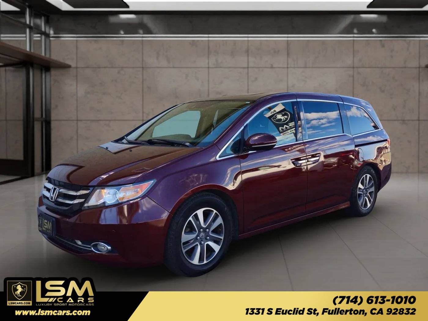 2014 Honda Odyssey Touring — Minivan — 186,729 mi — Fullerton, CA
