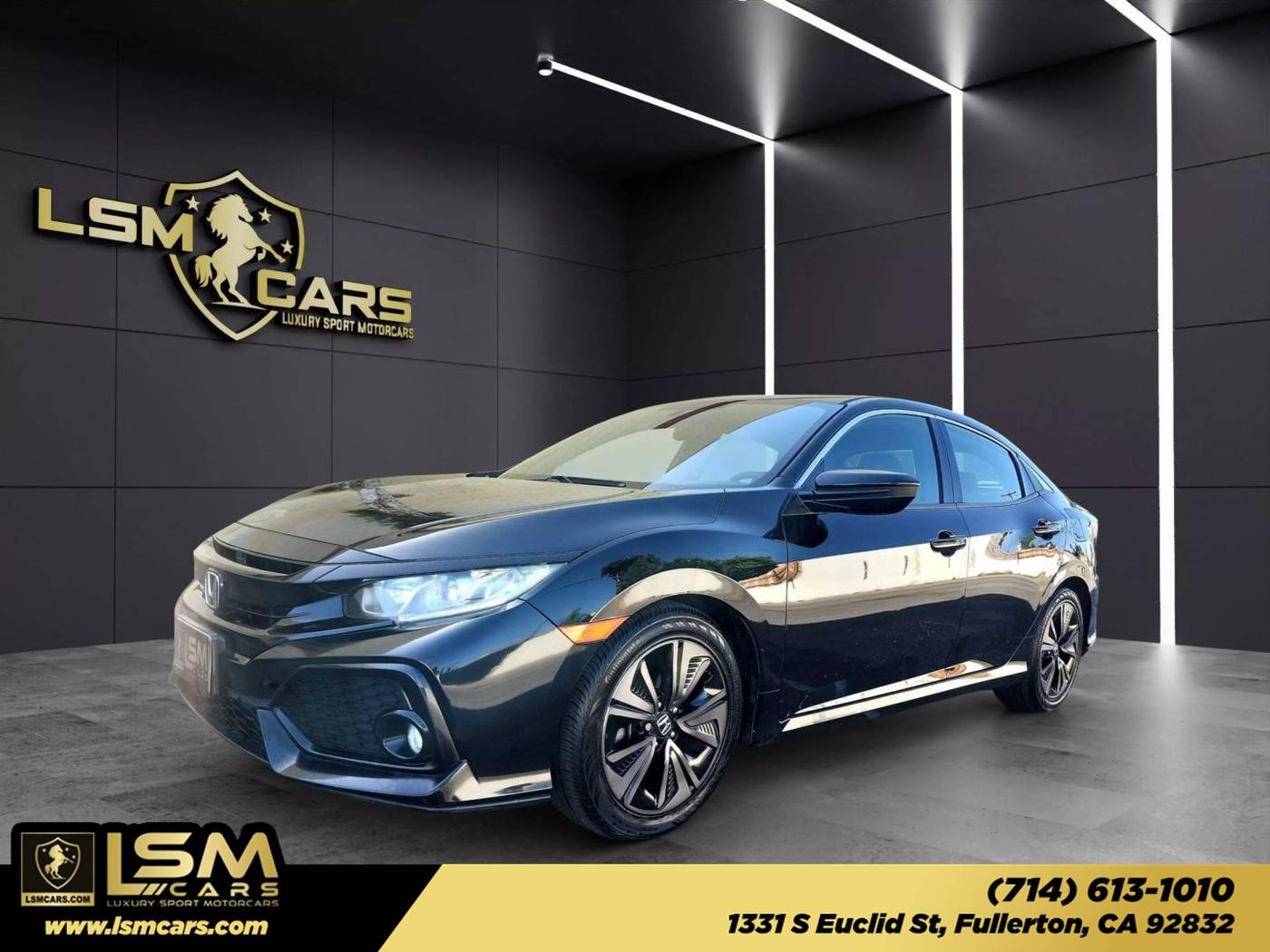 2017 Honda Civic EX — Hatchback — 135,554 mi — Fullerton, CA