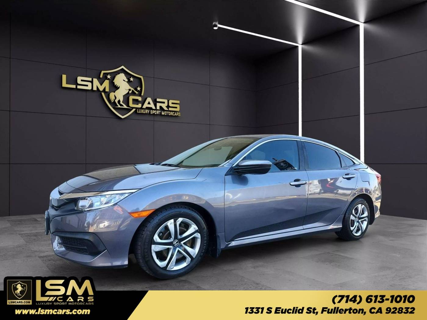 2016 Honda Civic LX — Sedan — 98,341 mi — Fullerton, CA