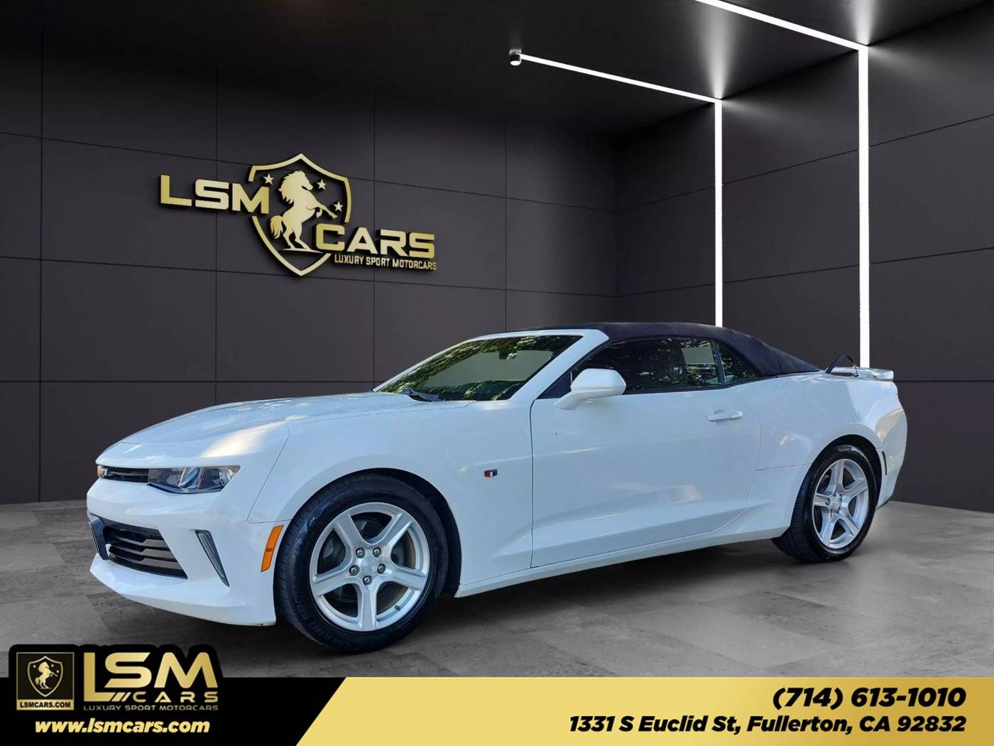 2018 Chevrolet Camaro 1LT — Convertible — 77,990 mi — Fullerton, CA