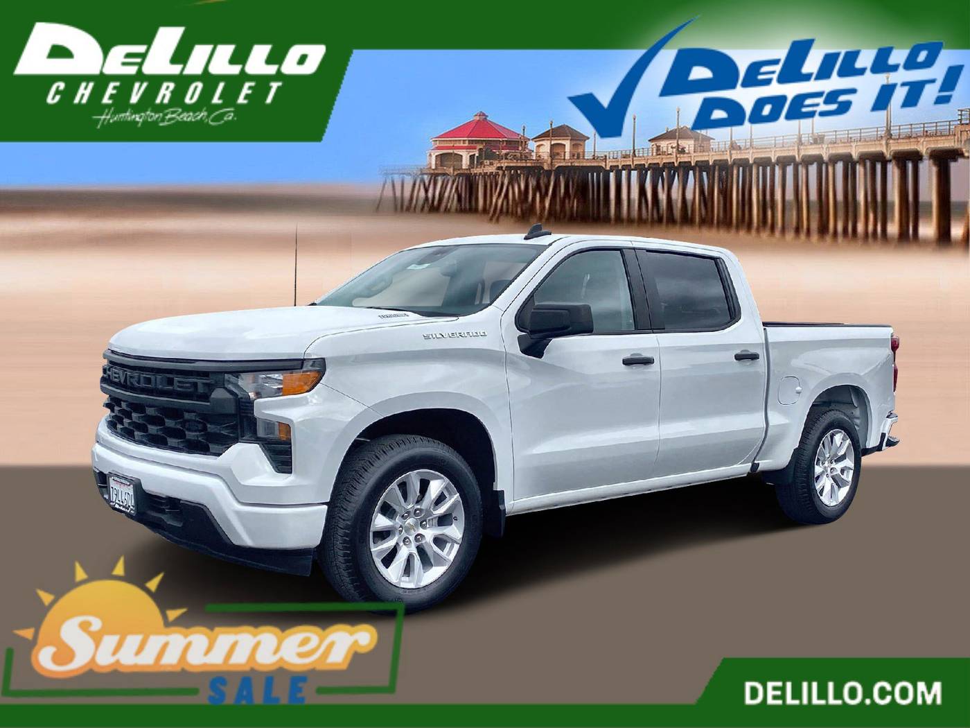2025 Chevrolet Silverado 1500 Custom — Pickup Truck — 6,515 mi — Huntington Beach, CA