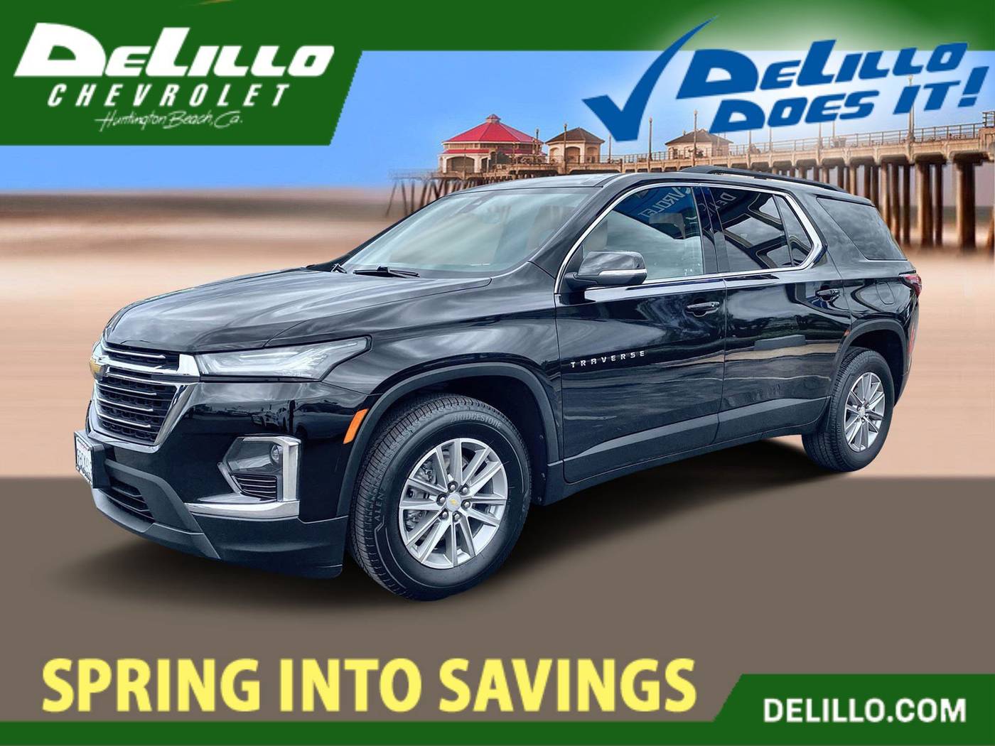 2022 Chevrolet Traverse LT Cloth — SUV — 25,628 mi — Huntington Beach, CA