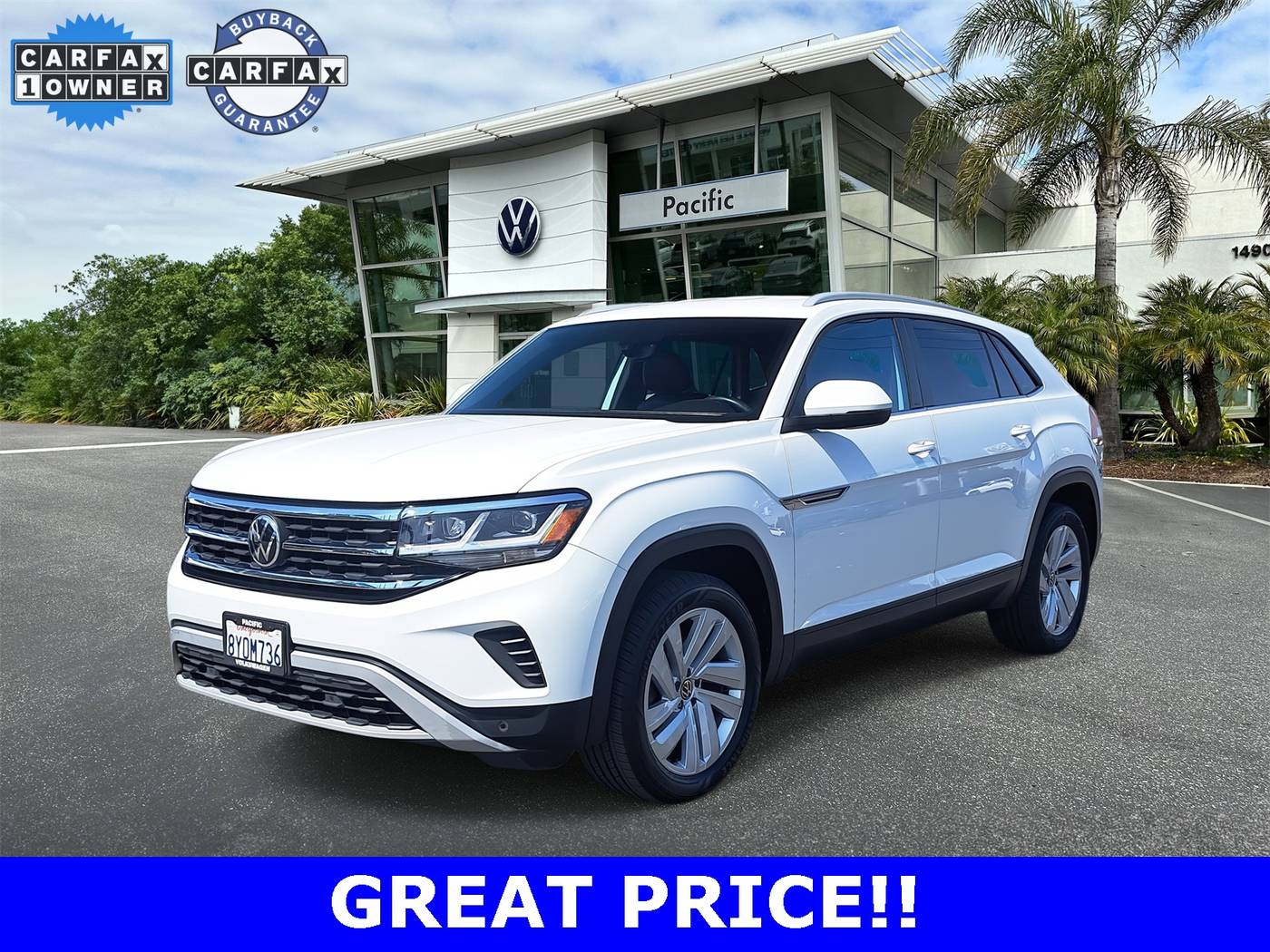 2021 Volkswagen Atlas Cross Sport SE with Technology — SUV — 75,502 mi — Hawthorne, CA
