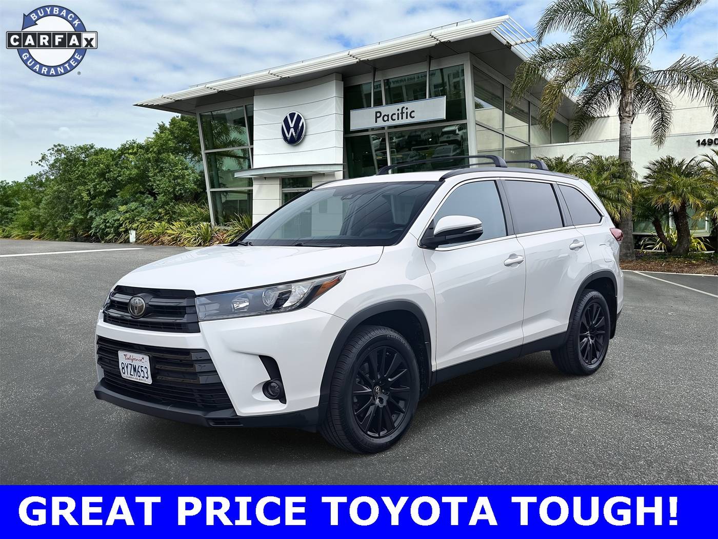 2019 Toyota Highlander SE V6 — SUV — 54,980 mi — Hawthorne, CA