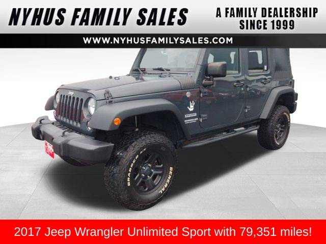 2017 Jeep Wrangler Sport — SUV — 79,351 mi — Perham, MN