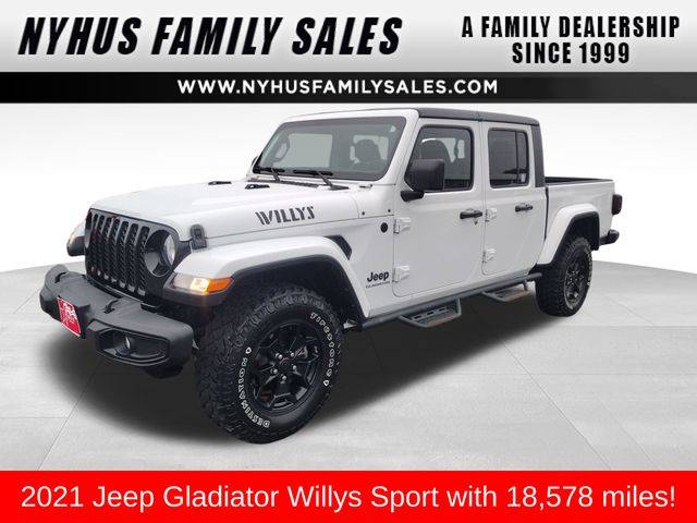 2021 Jeep Gladiator Willys Sport — Pickup Truck — 18,578 mi — Perham, MN