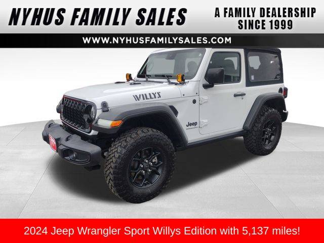 2024 Jeep Wrangler Willys — SUV — 5,110 mi — Perham, MN