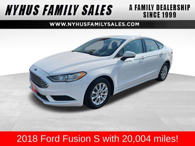 2018 Ford Fusion S — Sedan — 20,020 mi — Perham, MN