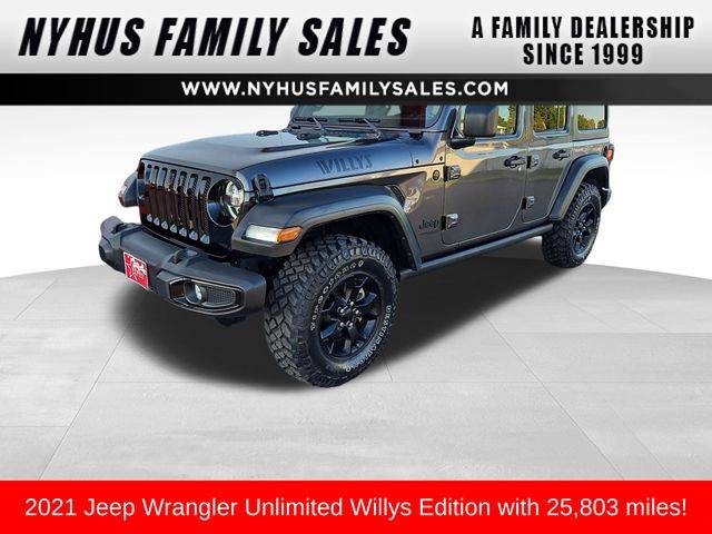 2021 Jeep Wrangler Willys — SUV — 25,803 mi — Perham, MN