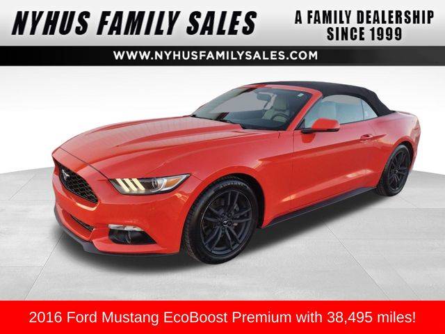 2016 Ford Mustang EcoBoost Premium — Convertible — 38,495 mi — Perham, MN