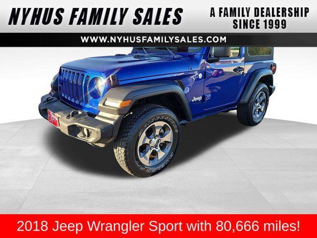 2018 Jeep Wrangler Sport — SUV — 80,666 mi — Perham, MN