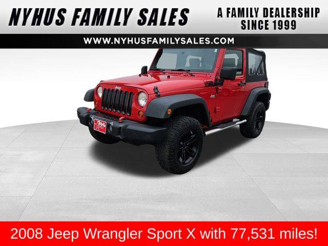 2008 Jeep Wrangler X — SUV — 77,531 mi — Perham, MN