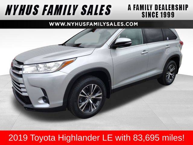 2019 Toyota Highlander LE V6 — SUV — 83,695 mi — Perham, MN
