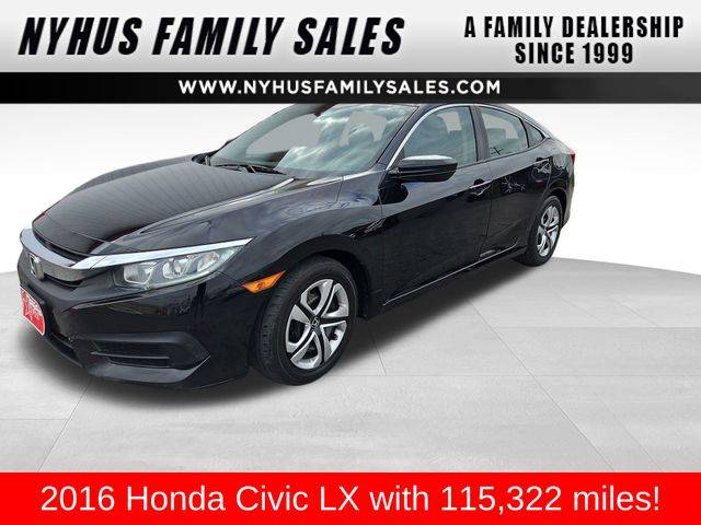 2016 Honda Civic LX — Sedan — 115,322 mi — Perham, MN