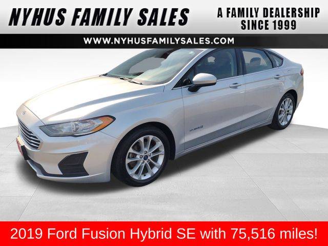 2019 Ford Fusion Hybrid SE — Sedan — 75,516 mi — Perham, MN