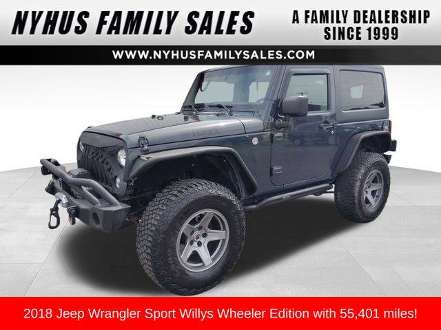 2018 Jeep Wrangler Willys Wheeler — SUV — 55,398 mi — Perham, MN