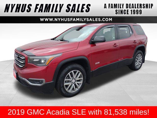 2019 GMC Acadia SLE — SUV — 81,522 mi — Perham, MN
