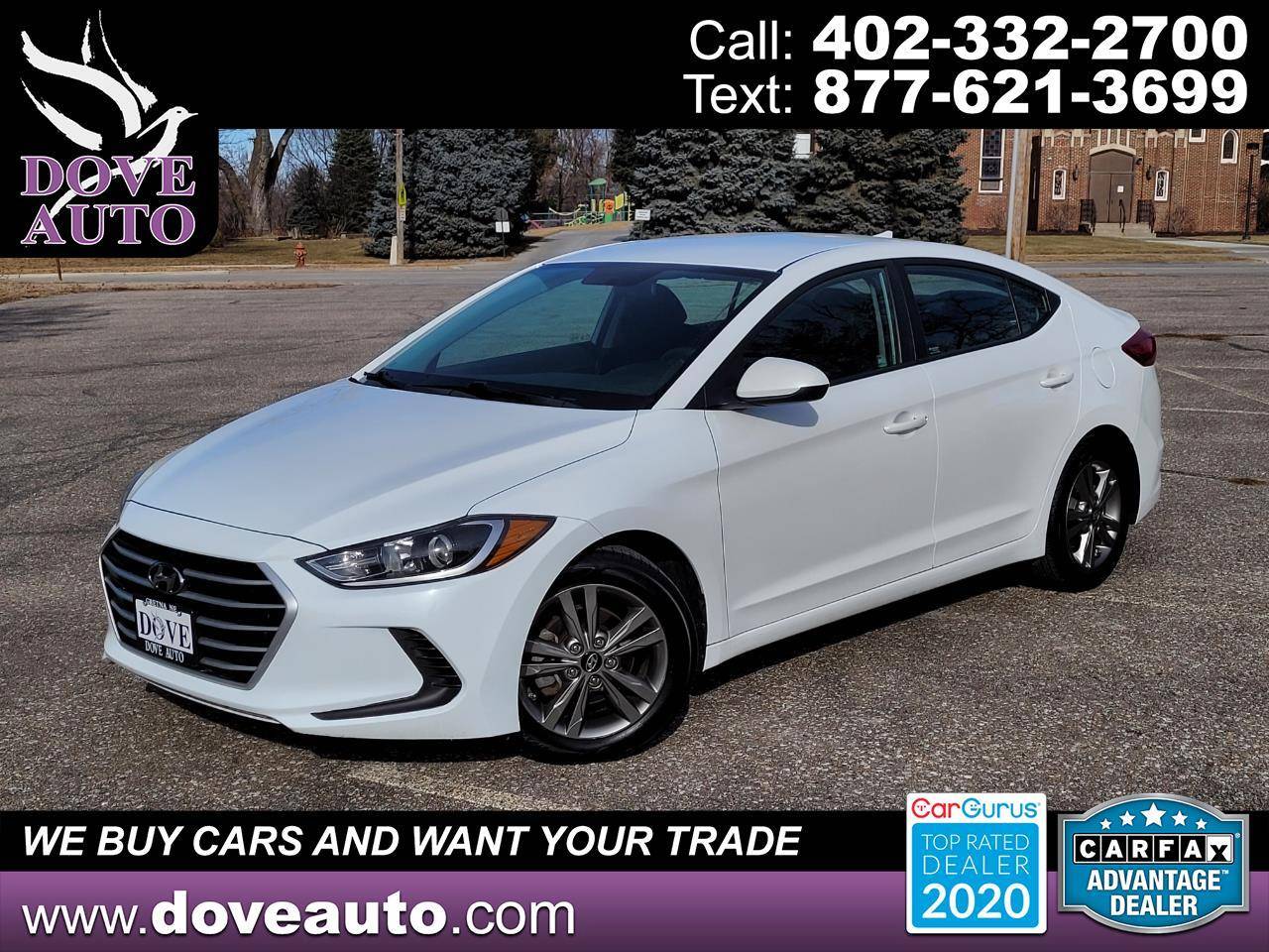 2018 Hyundai Elantra SEL — Sedan — 74,105 mi — Gretna, NE