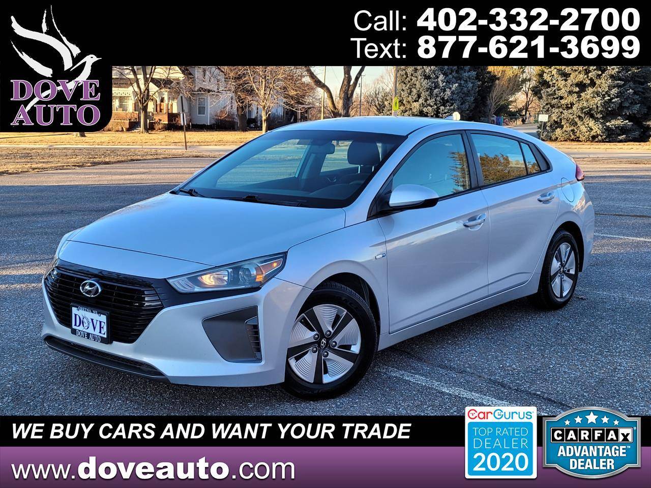 2018 Hyundai Ioniq Hybrid Blue — Hatchback — 92,934 mi — Gretna, NE