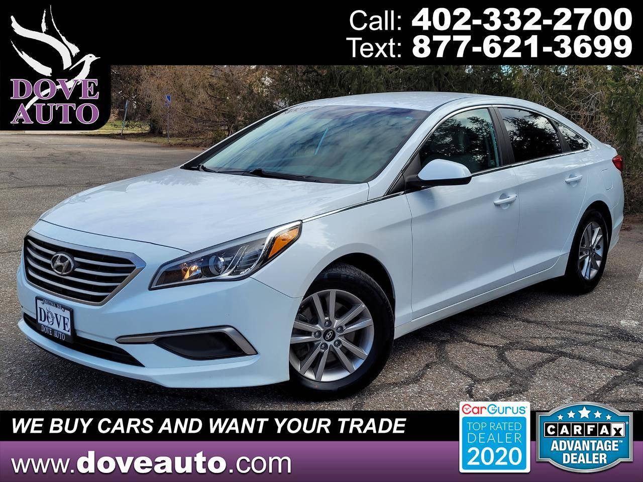 2017 Hyundai Sonata SE — Sedan — 93,660 mi — Gretna, NE