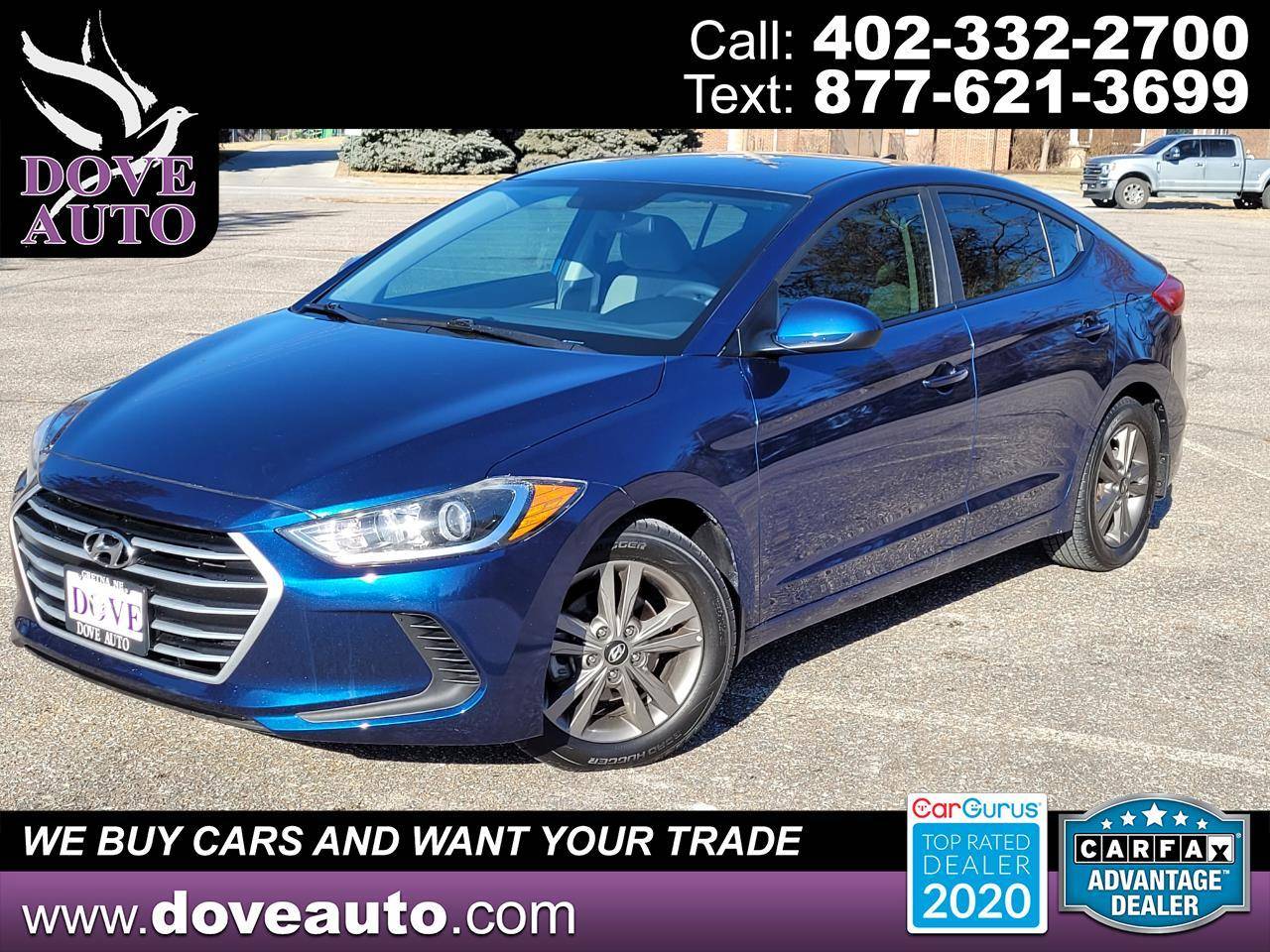 2018 Hyundai Elantra SEL — Sedan — 132,078 mi — Gretna, NE