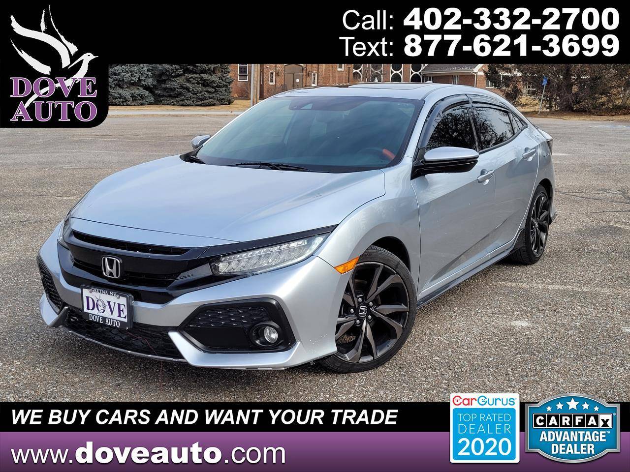2019 Honda Civic Sport Touring — Hatchback — 46,350 mi — Gretna, NE