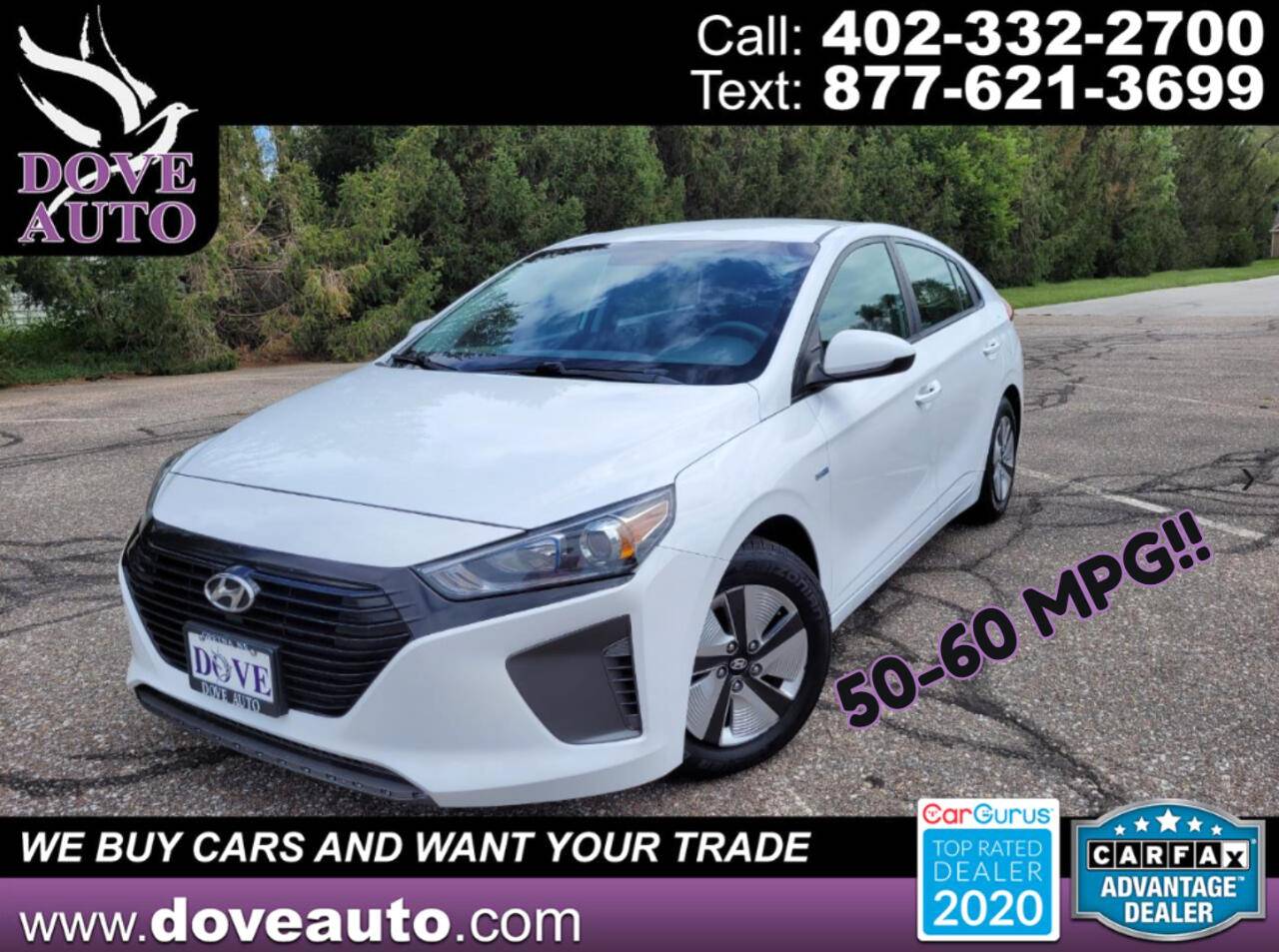 2019 Hyundai Ioniq Hybrid Blue — Hatchback — 112,392 mi — Gretna, NE