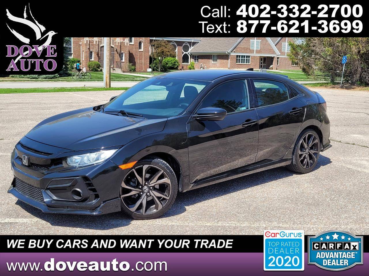 2019 Honda Civic Sport — Hatchback — 49,027 mi — Gretna, NE