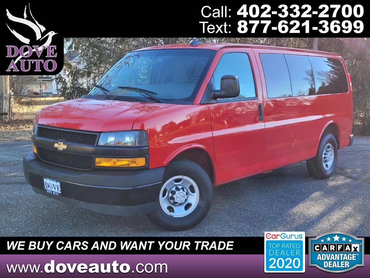2019 Chevrolet Express Passenger LS — Passenger Van — 108,006 mi — Gretna, NE