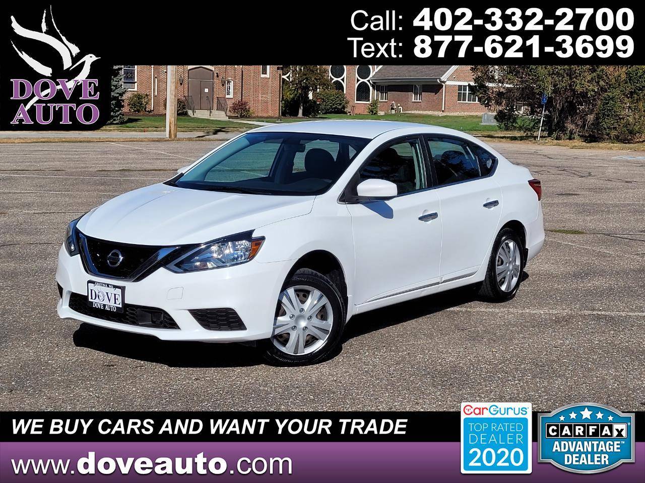 2019 Nissan Sentra S — Sedan — 85,832 mi — Gretna, NE