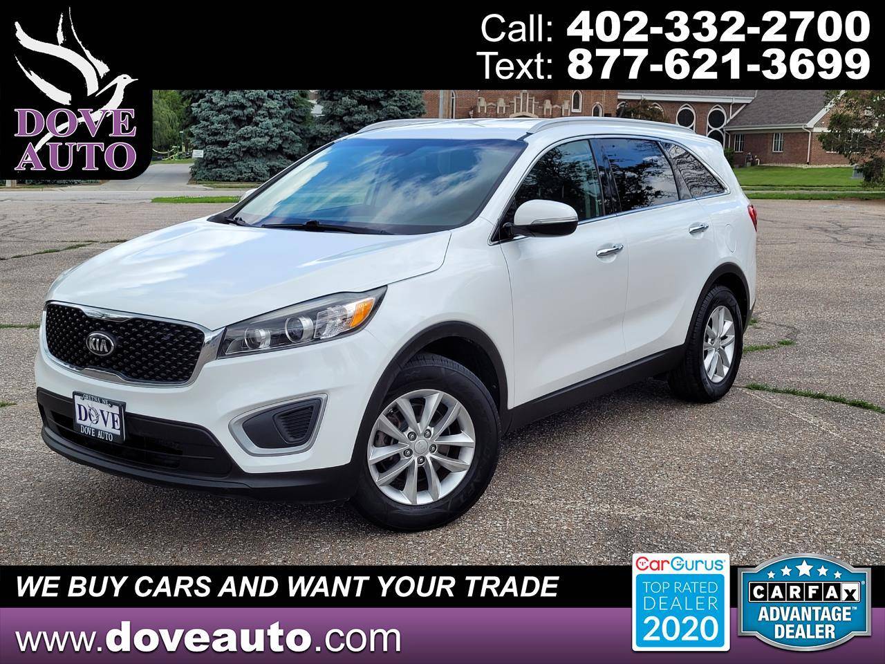2017 Kia Sorento LX V6 — SUV — 77,121 mi — Gretna, NE