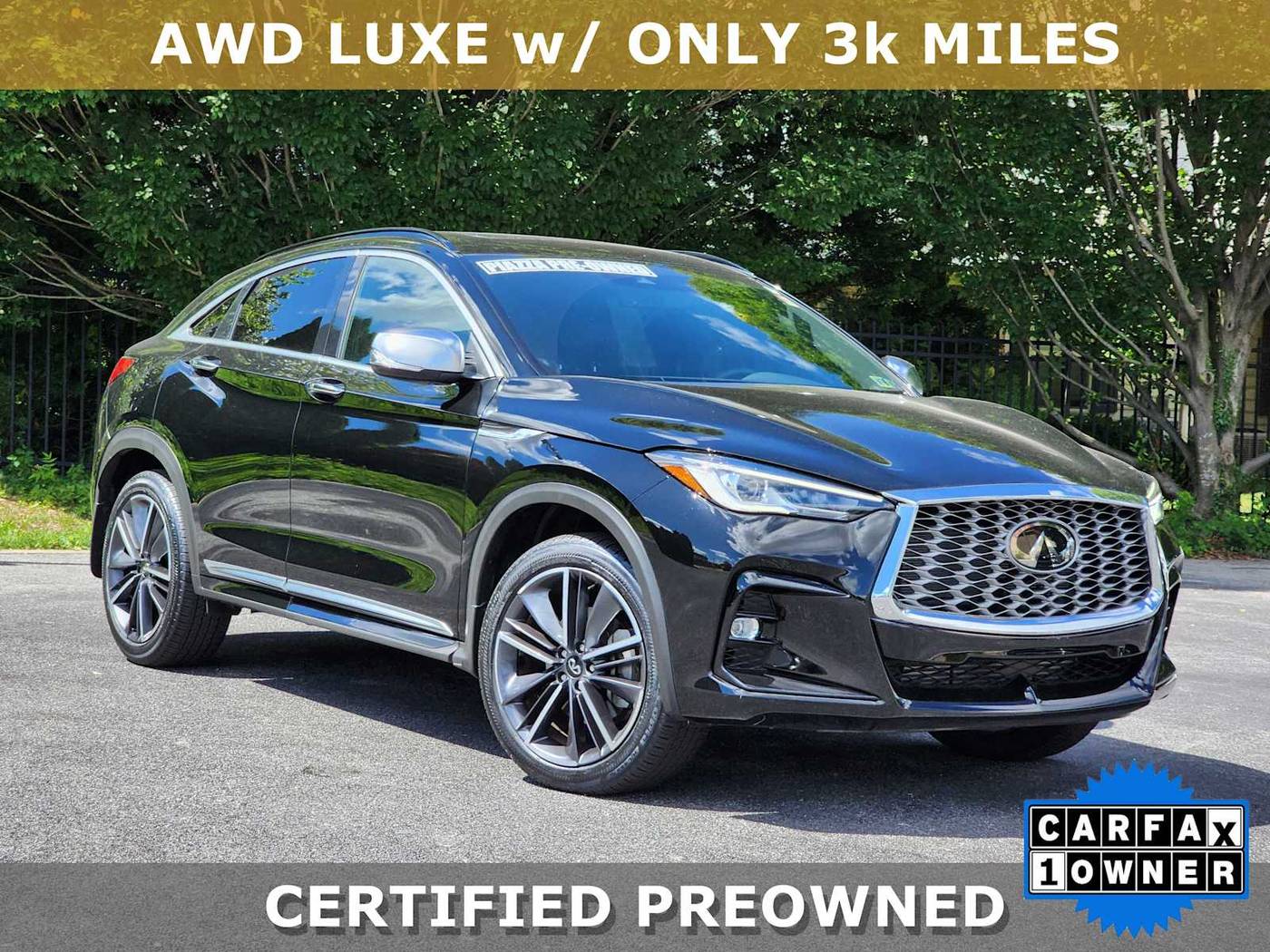 2025 INFINITI QX55 LUXE — SUV — 3,358 mi — Ardmore, PA