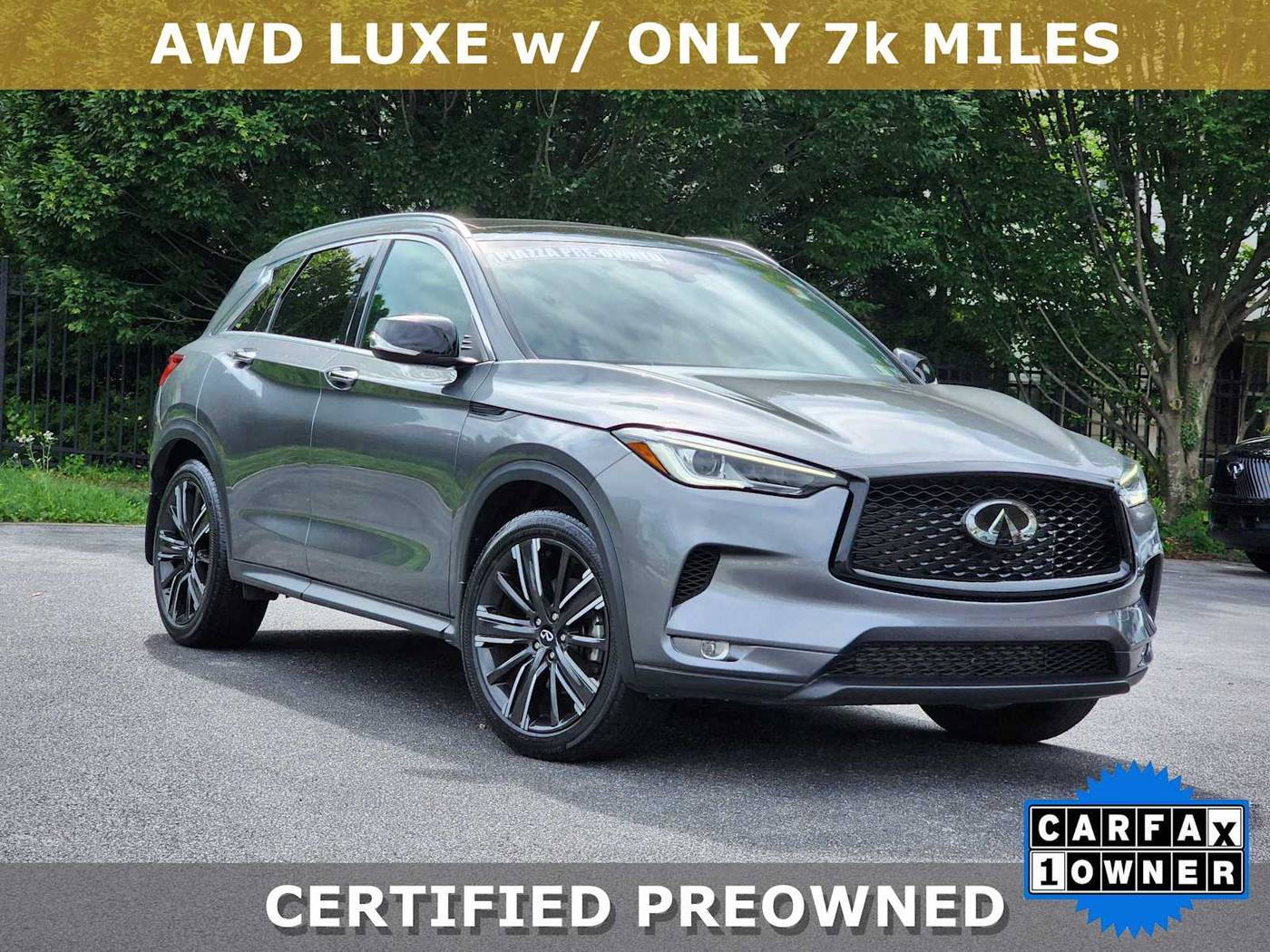 2022 INFINITI QX50 LUXE — SUV — 7,612 mi — Ardmore, PA