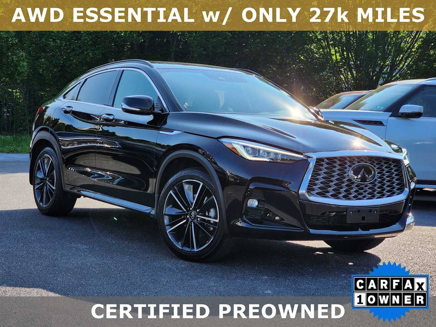 2022 INFINITI QX55 ESSENTIAL — SUV — 27,262 mi — Ardmore, PA