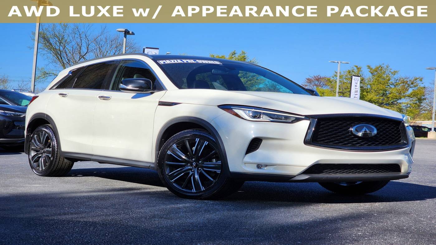 2022 INFINITI QX50 LUXE — SUV — 58,611 mi — Ardmore, PA