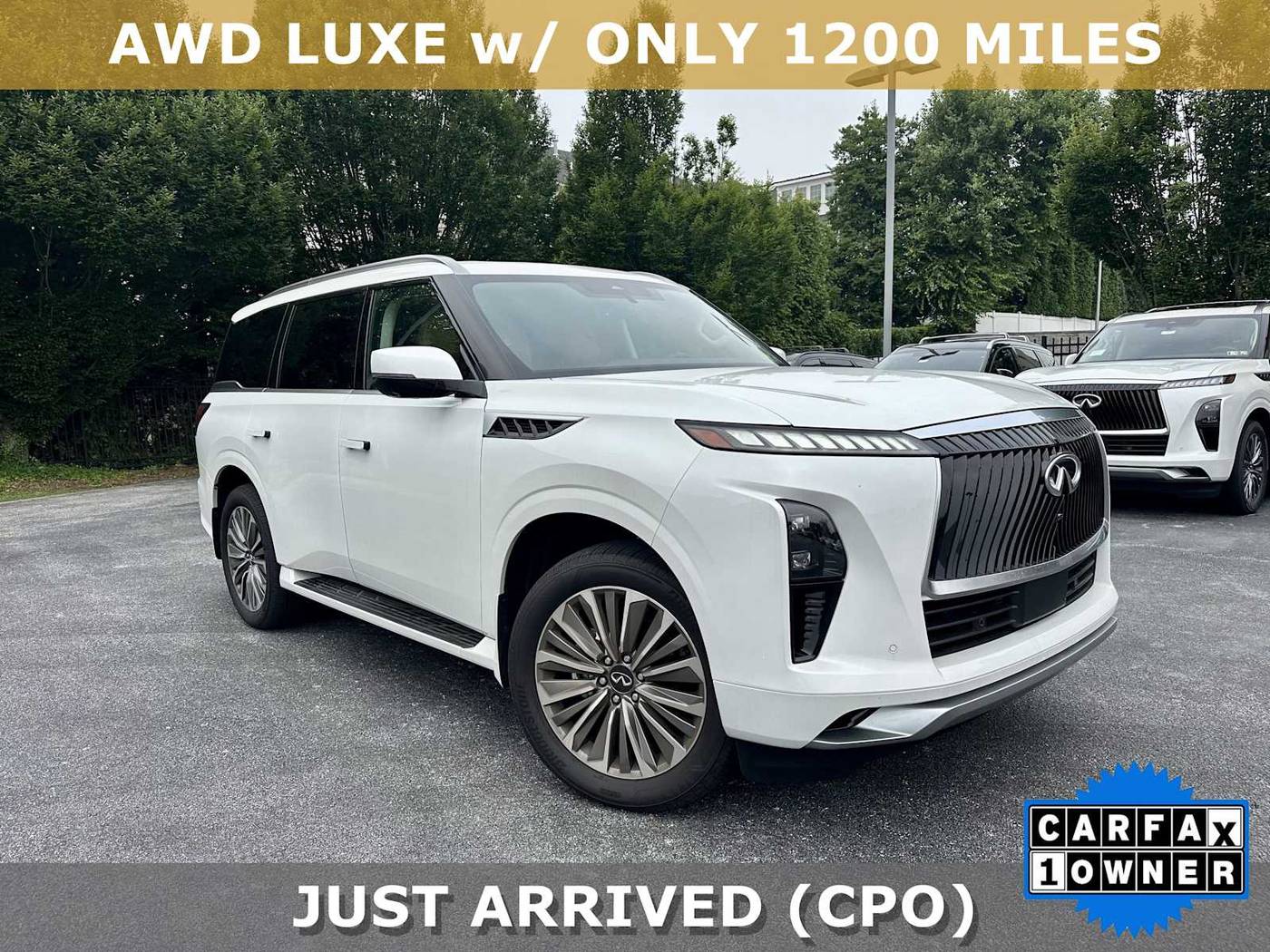 2025 INFINITI QX80 LUXE — SUV — 1,179 mi — Ardmore, PA