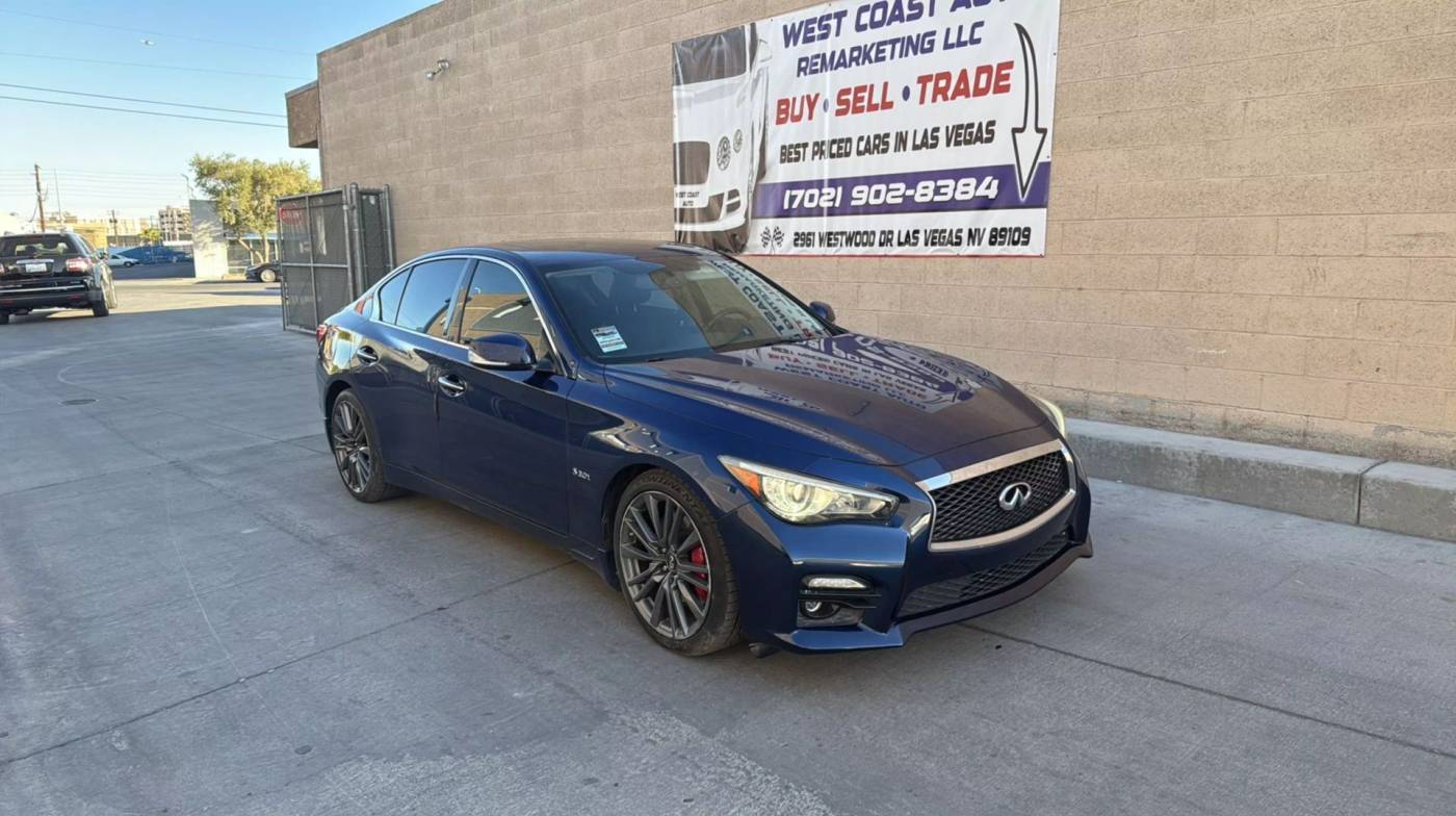 2017 INFINITI Q50 RED SPORT 400 — Sedan — 78,595 mi — Las Vegas, NV