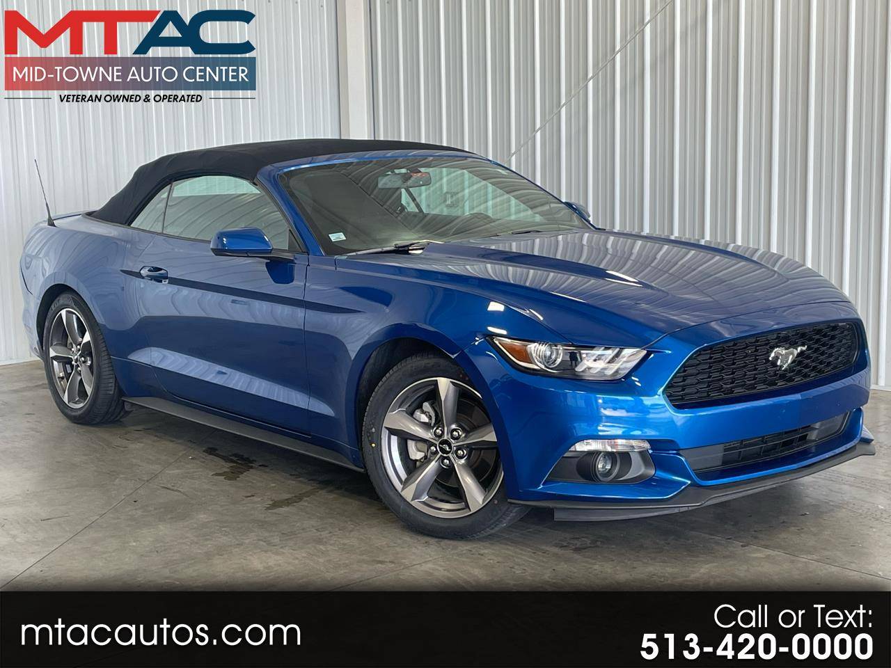 2017 Ford Mustang V6 — Convertible — 34,746 mi — Middletown, OH