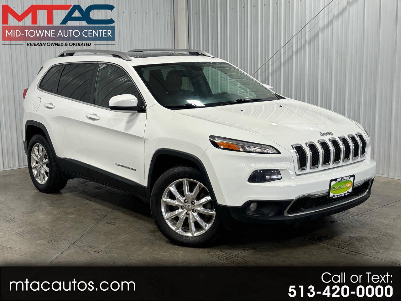 2016 Jeep Cherokee Limited — SUV — 58,539 mi — Middletown, OH