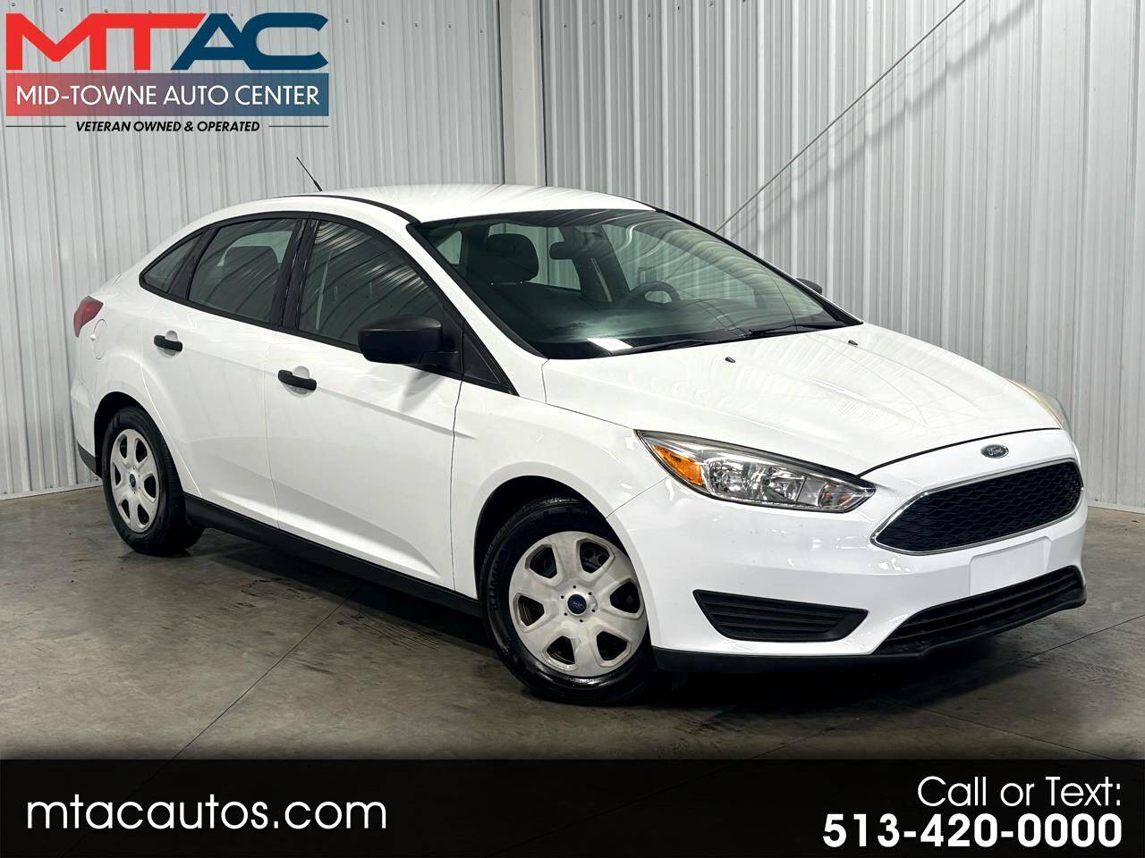 2018 Ford Focus S — Sedan — 52,645 mi — Middletown, OH